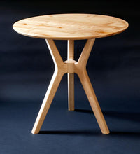 Load image into Gallery viewer, Trichotomic Tripod Table in Hard Maple
