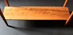 Console Table In Figured Cherry