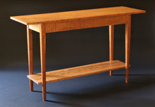 Load image into Gallery viewer, Console Table In Figured Cherry