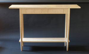 Console Table in Curly Maple